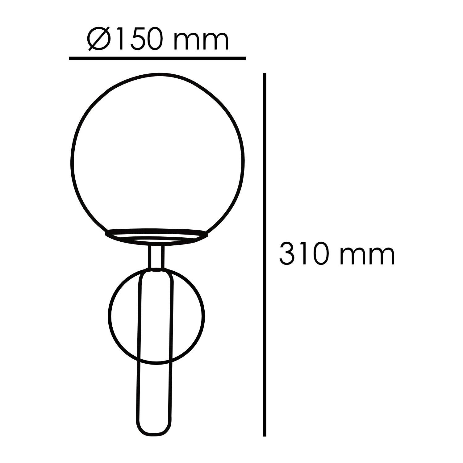 Aplique de pared Avenie