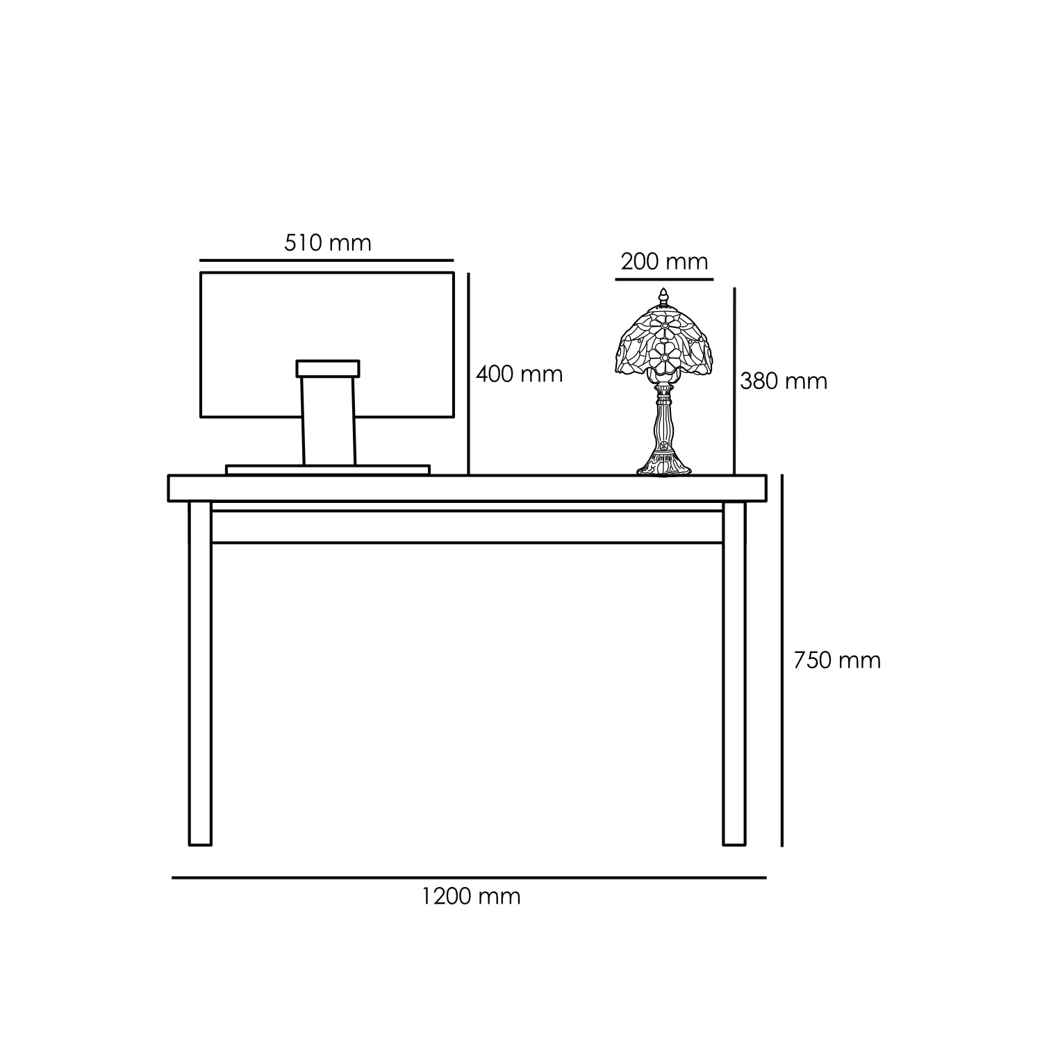 Lámpara de Mesa Ruby