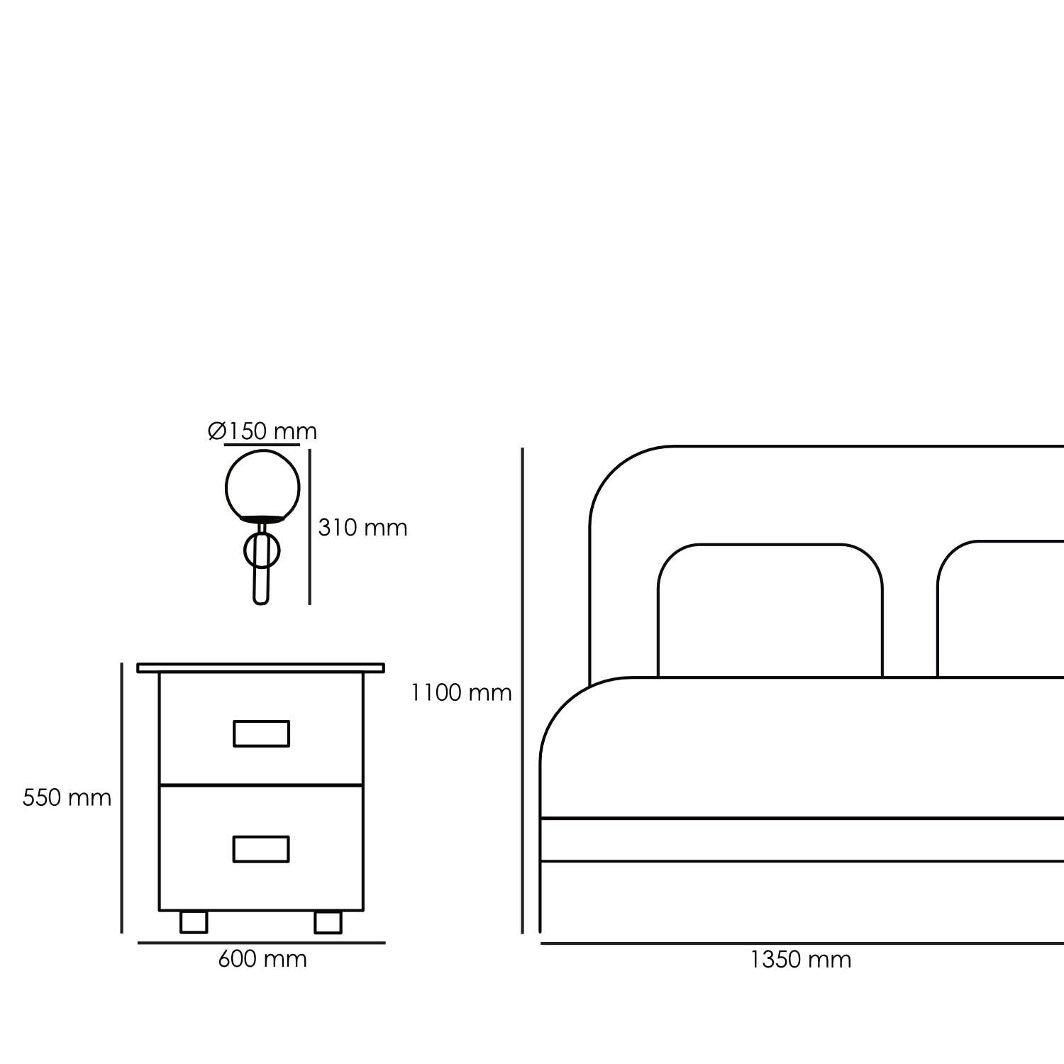Aplique de pared Avenie