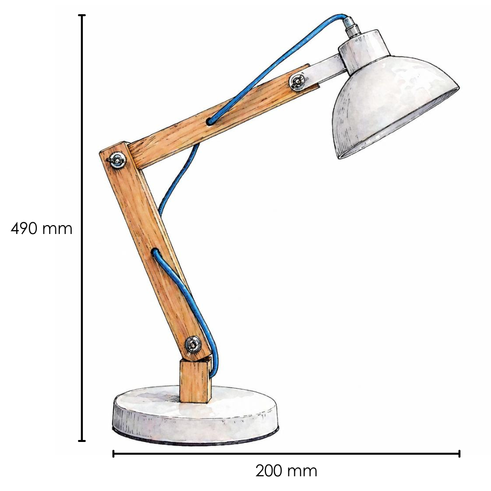 Lámpara de Mesa Ivory